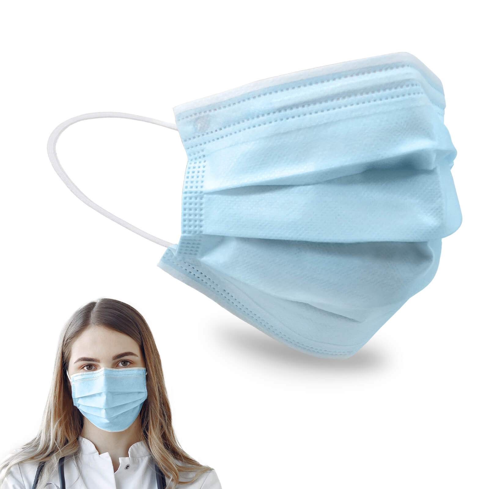 EcoGuard ASTM Level 3 Surgical Masks Face Mask
